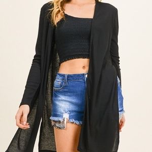 Side Slit Cardigan